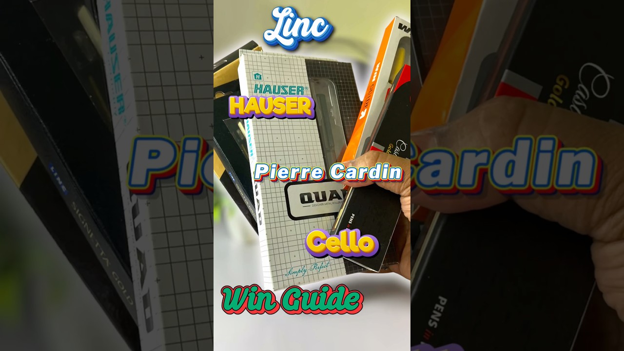 Varieties of pens 