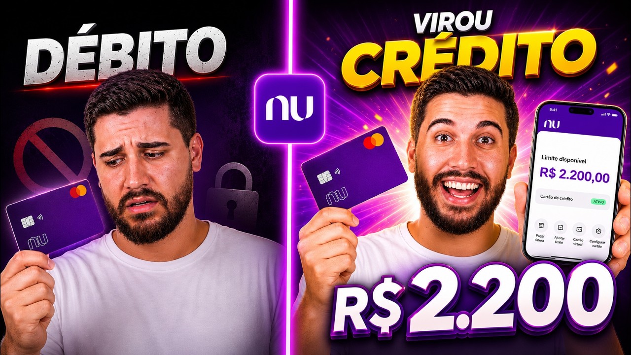 COMO PEDIR CART&Atilde;O DE CR&Eacute;DITO DA NUBANK - COMO FAZER O CART&Atilde;O NUBANK VIRAR DE CR&Eacute;DITO-ATUALIZADO 2026
