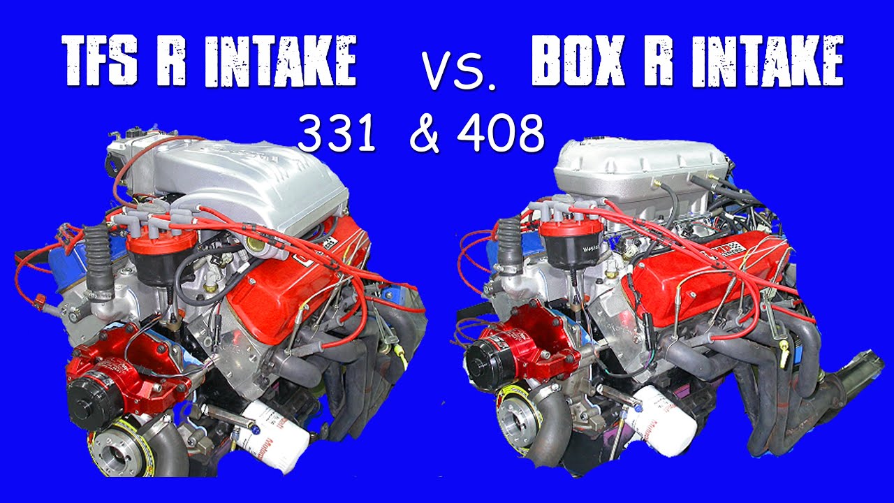 SBF 5.0L INTAKE TEST-BOX R v SUPER VIC & CARB (331 и 408 STROKER)