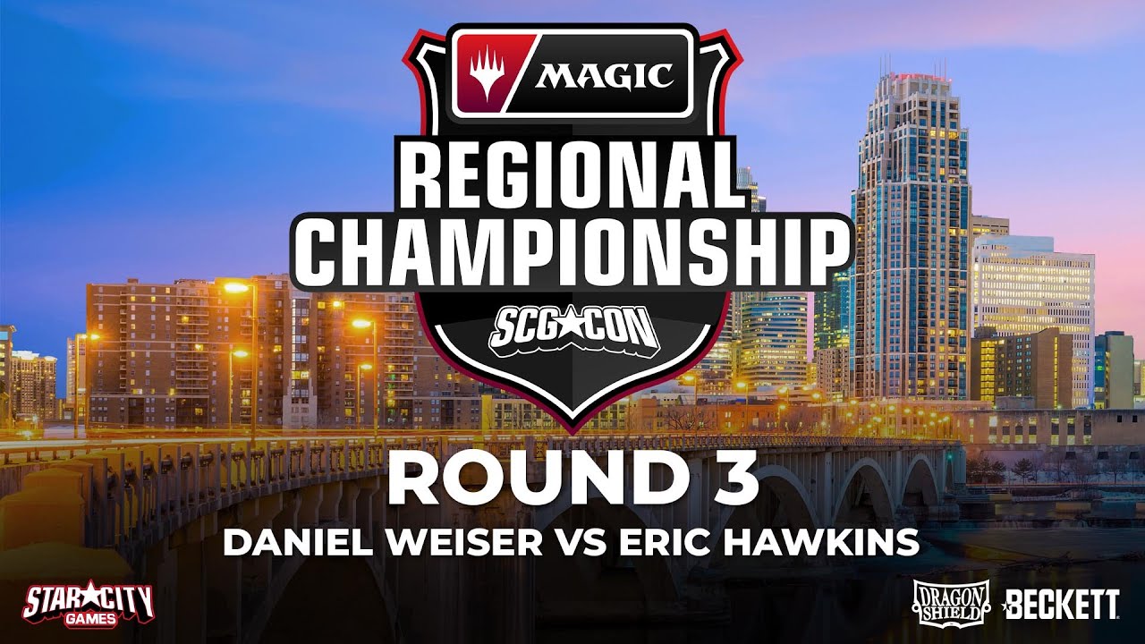 Daniel Weiser vs Eric Hawkins | Round 3 | SCG CON Minneapolis MTG Regional Championship