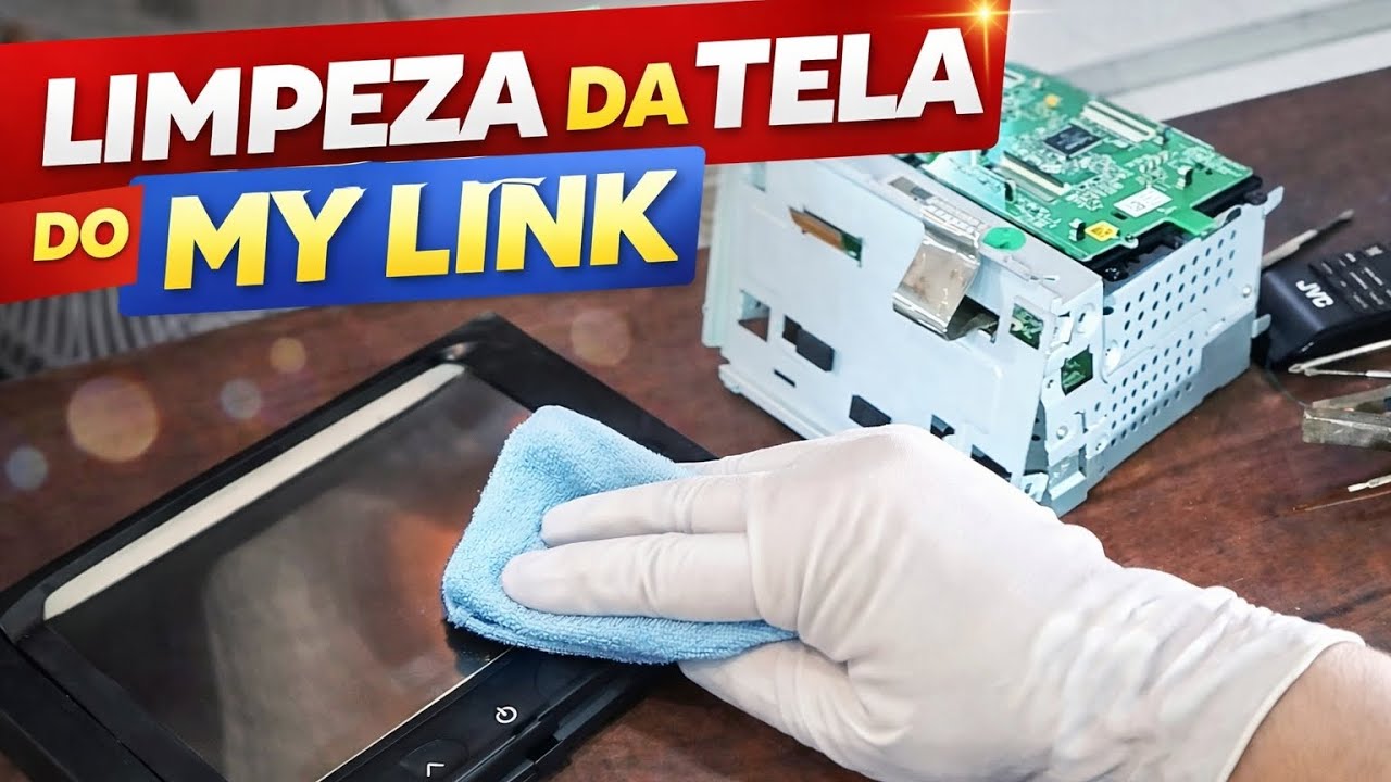 A tela do  my link do meu Onix, não funciona, fiz a limpeza!!