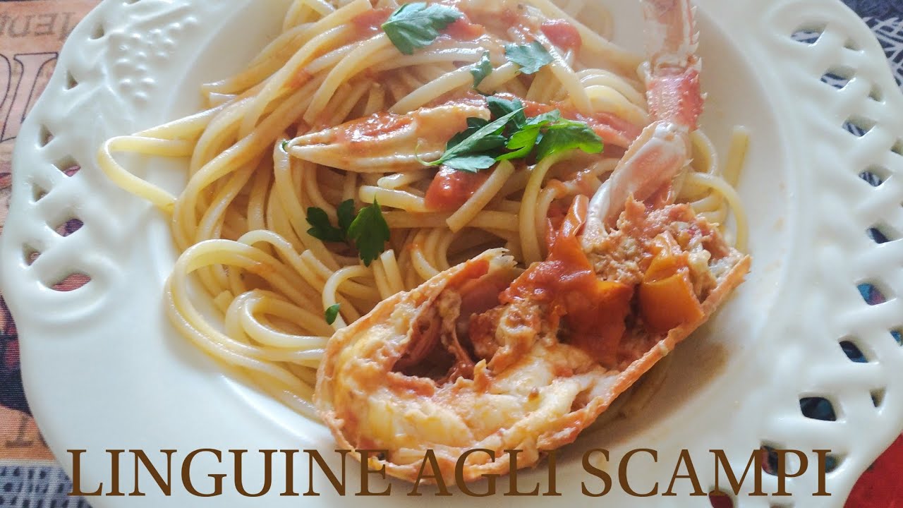 LINGUINE AGLI SCAMPI😋