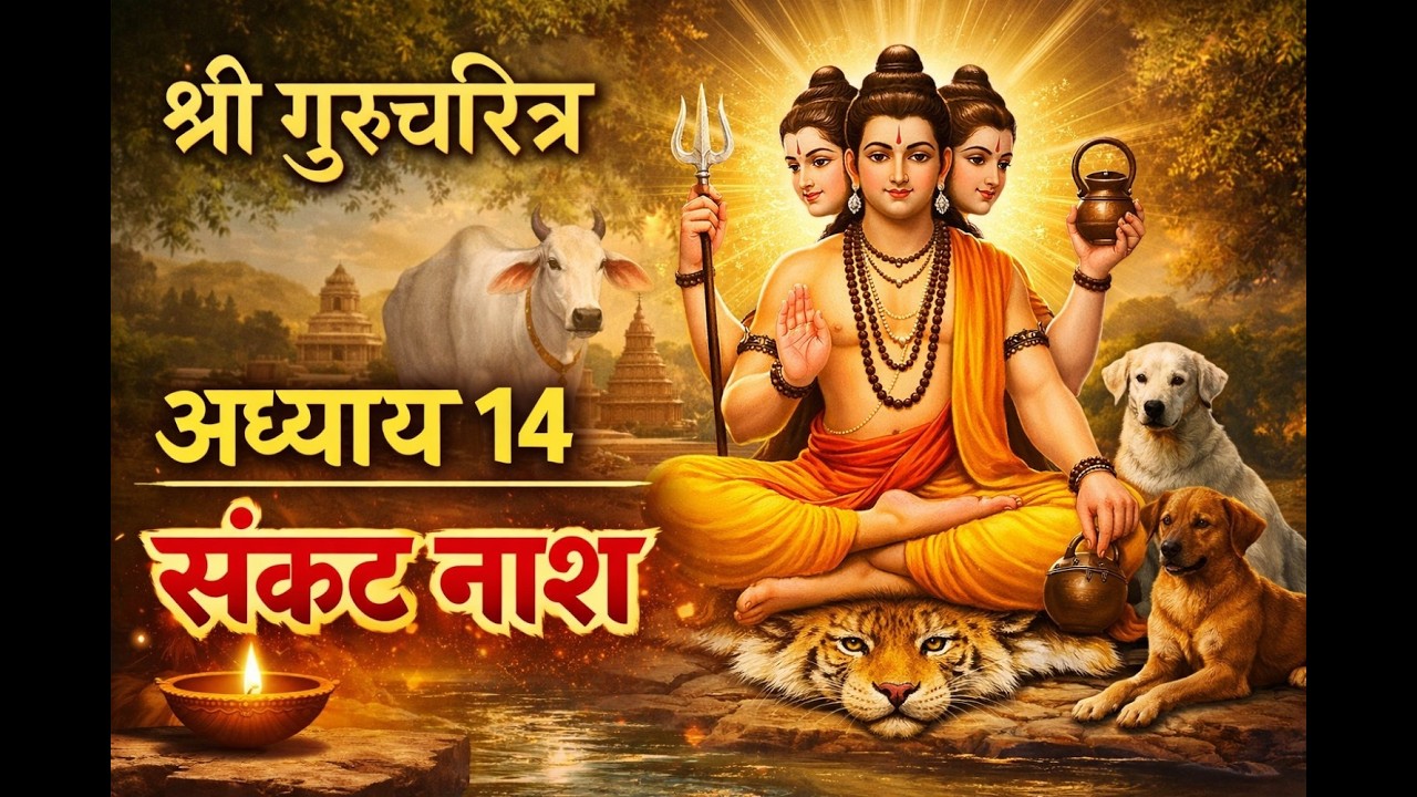 श्री #गुरुचरित्र आध्याय १४ | #Shri #Gurucharitra #Chapter 14 अपार संकट हरण करणारा परम पवित्र आध्याय
