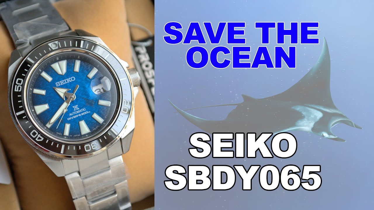Обзор японских часов Save the Ocean 2020 SBDY065 / Модель 2020 года