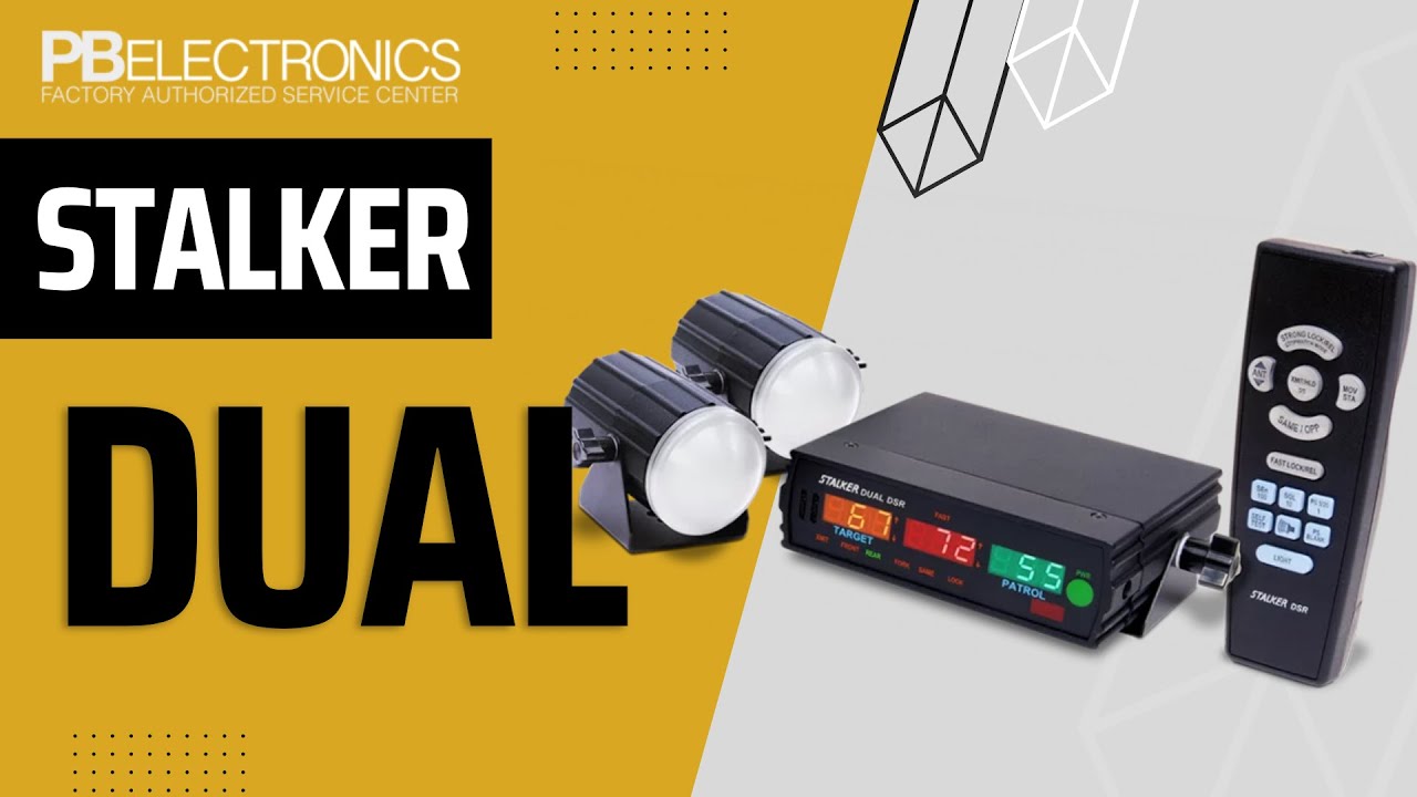 PB Electronics - Police Radar Gun - Stalker Dual SL - Instructional Video - Basic Operations