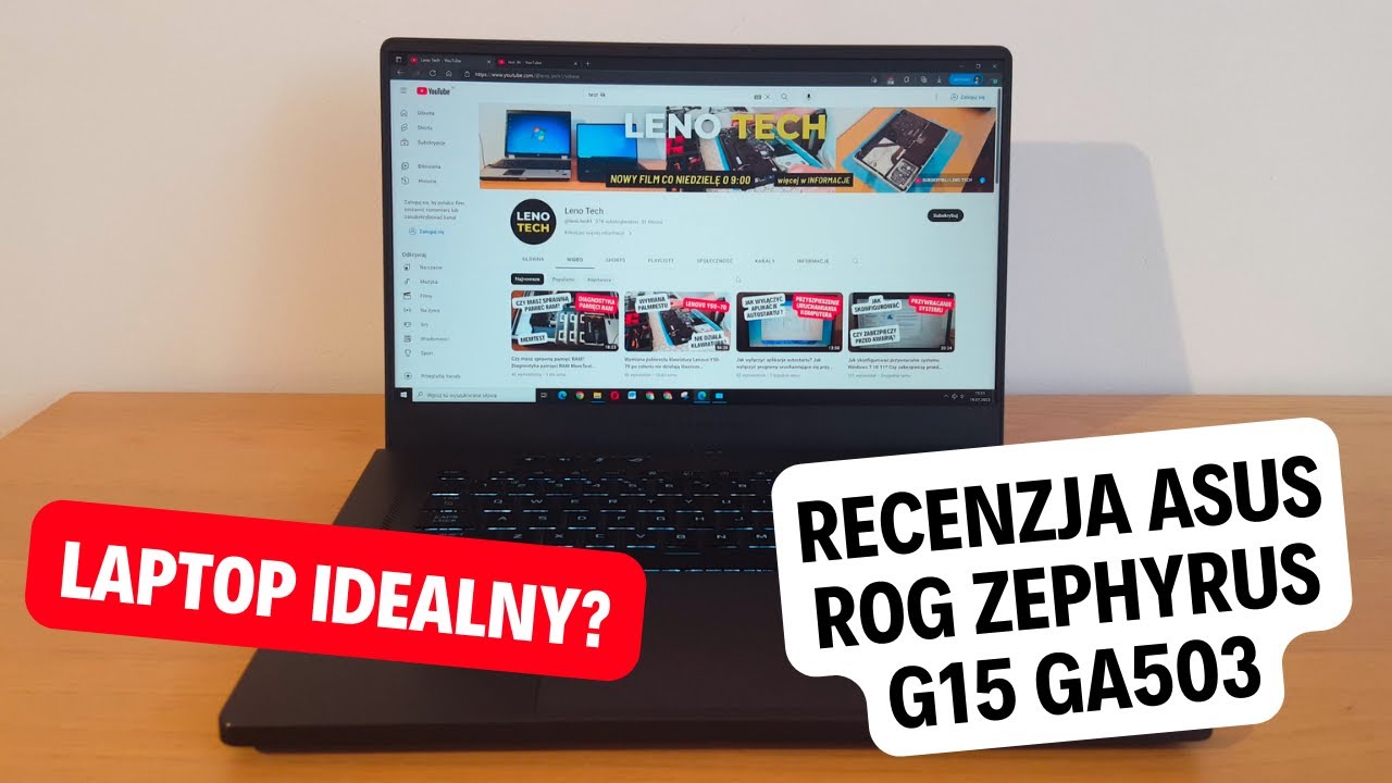 Laptop idealny? Recenzja ASUS ROG Zephyrus G15 GA503 Wady i zalety Najlepszy laptop wszechczas&oacute;w?