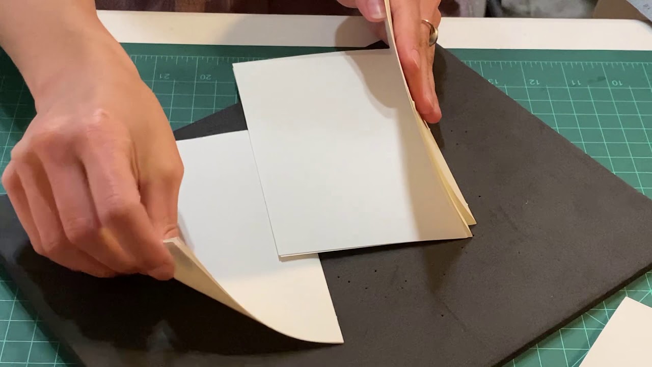 Bookbinding Demo: Making a softcover Dos-a-dos