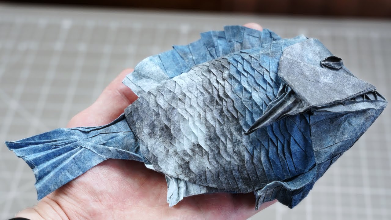 Origami No Eat! Sea Bream By Igarashi Tomosuke [Official Fold] - But i eat it at the end.