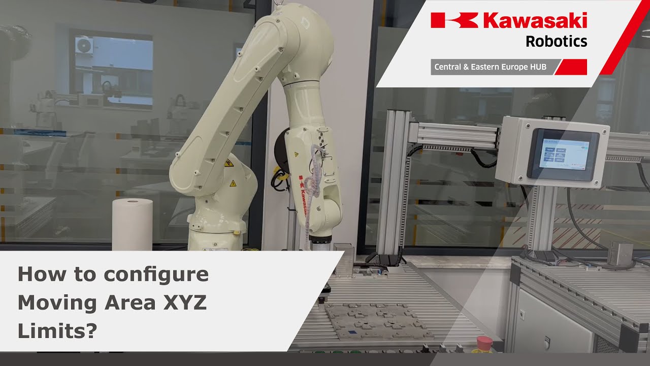How to set Moving Area XYZ Limits | Kawasaki Robotics Tutorial