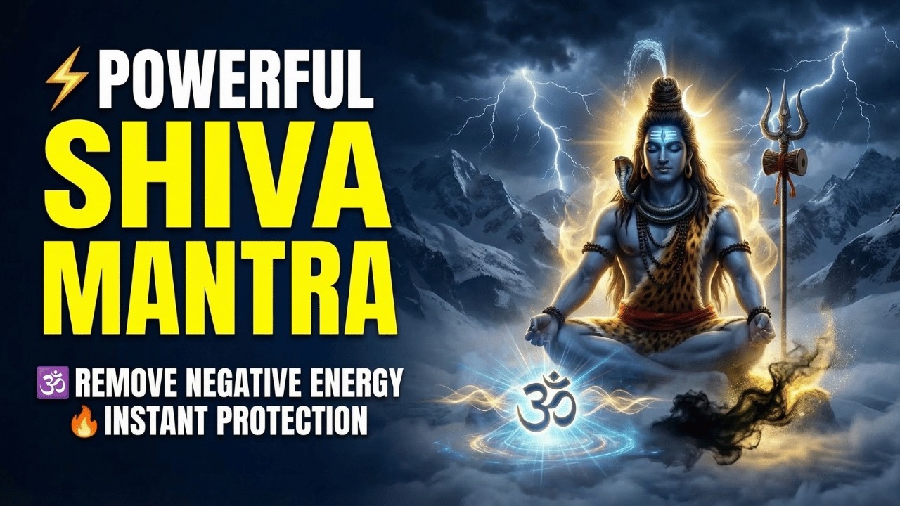 🙏 ॐ त्र्यम्बकं यजामहे सुगन्धिं – Powerful Shiva Mantra for Peace, Protection & Healing