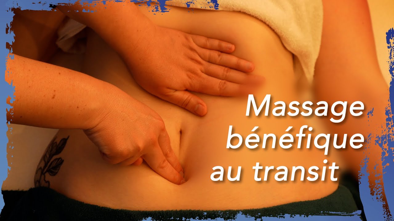MASSAGE DU VENTRE - MASSAGE CONSTIPATION - Ballonnement et gaz