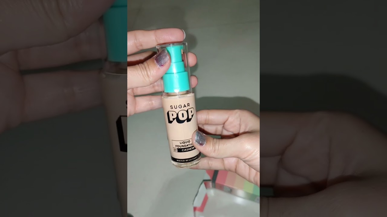 Unbox Sugar Pop Foundation/🔥🔥#shorts #amazon #foundation #makeup