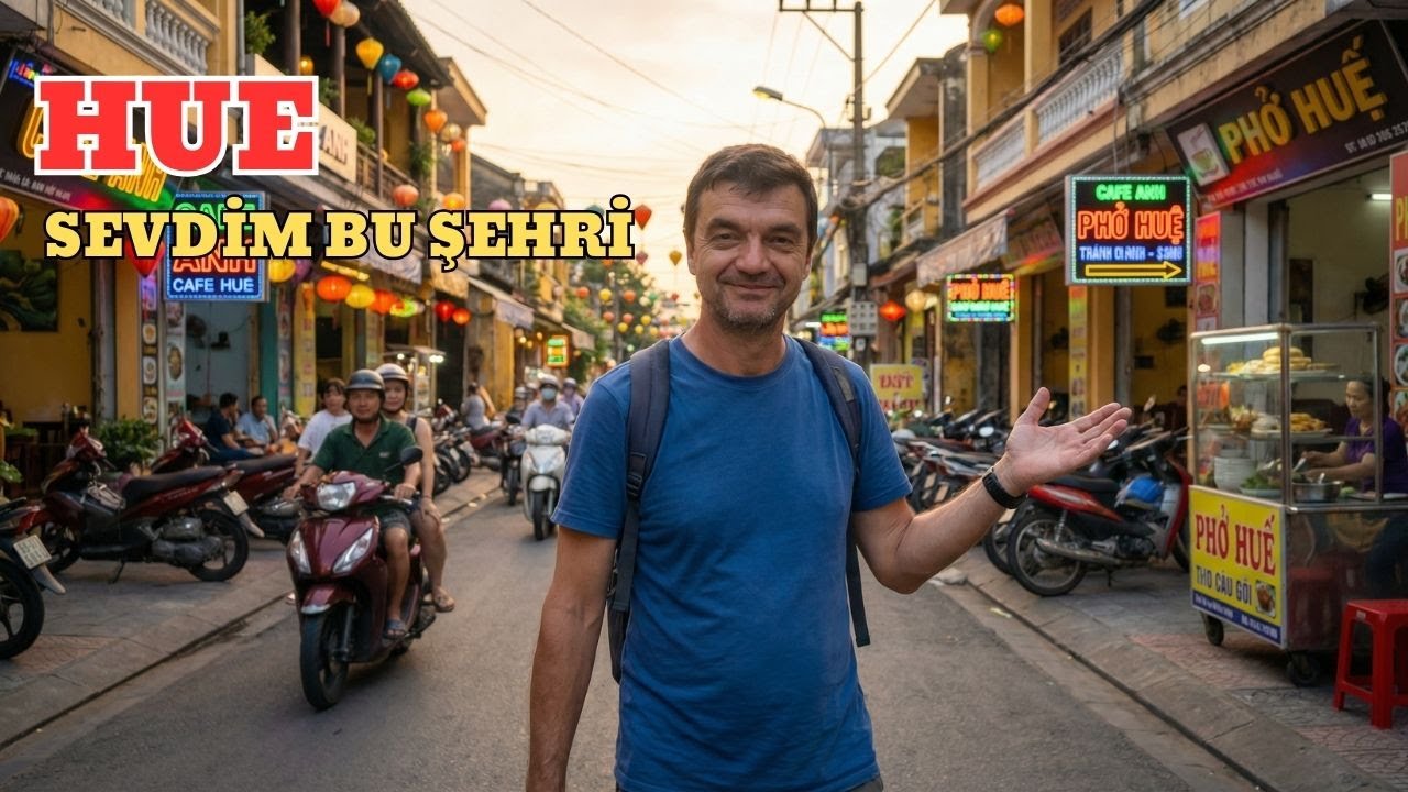 SAKATLIK GEZİDEN VAZGEÇİREMEDİ 🤕 Vietnam Hue Şehrine İlk Bakış ve İzlenimler