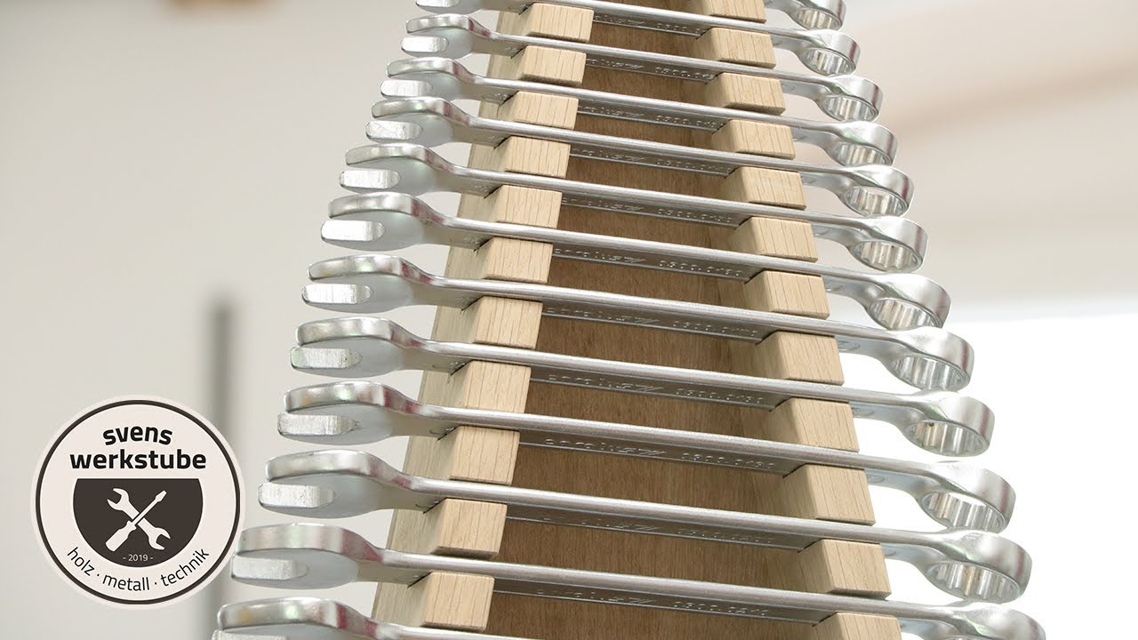 Schraubenschlüssel Halter selbstbauen - Der Trick mit dem Sand