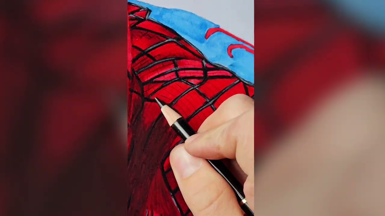 The Amazing Spider-Man 2 Timelapse drawing 