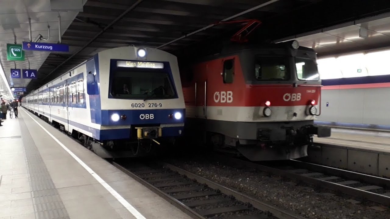 Bahnverkehr Wien Hbf Bahnsteige 1-2
