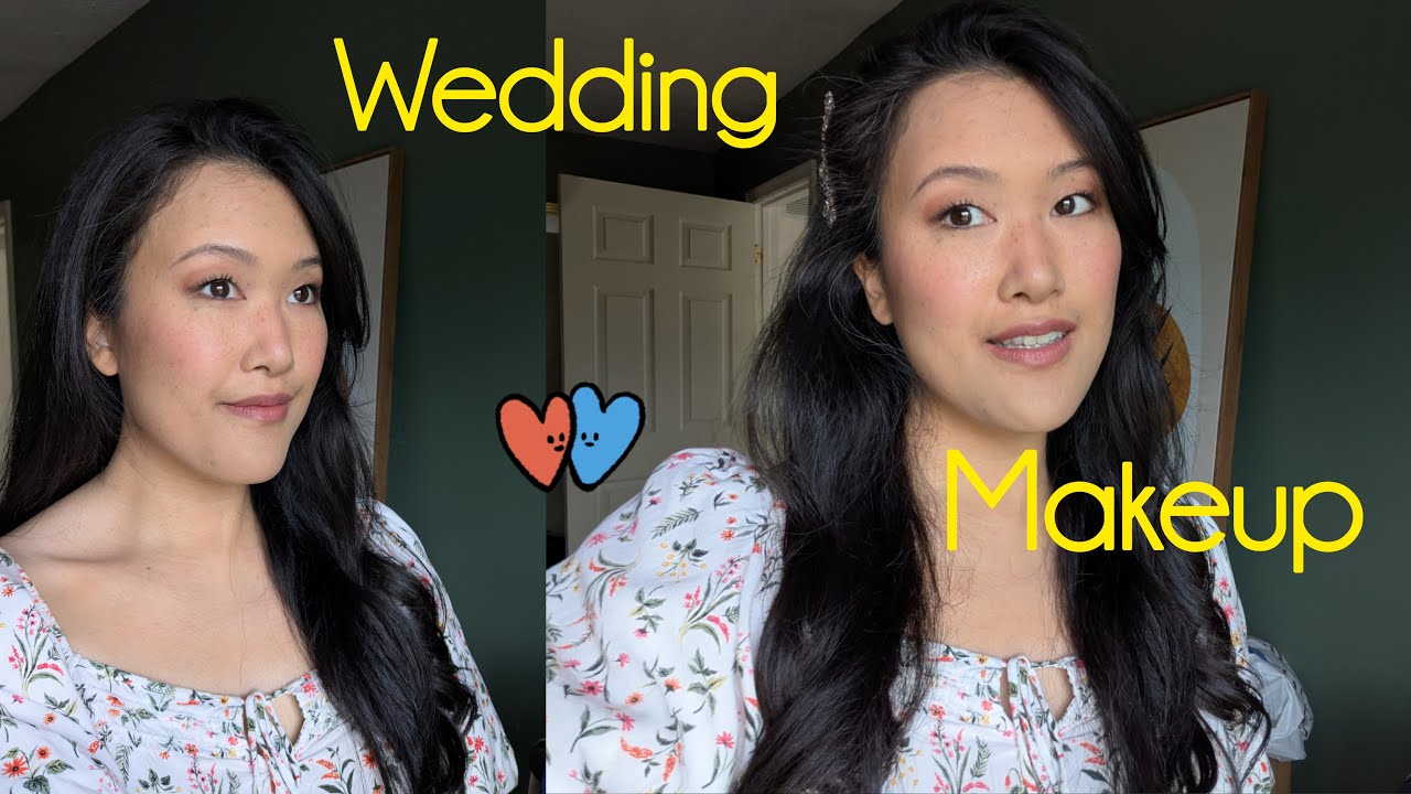 Practicing My Own Wedding Makeup: Asian Monolid Eyes, in-depth full face bridal tutorial tan skin