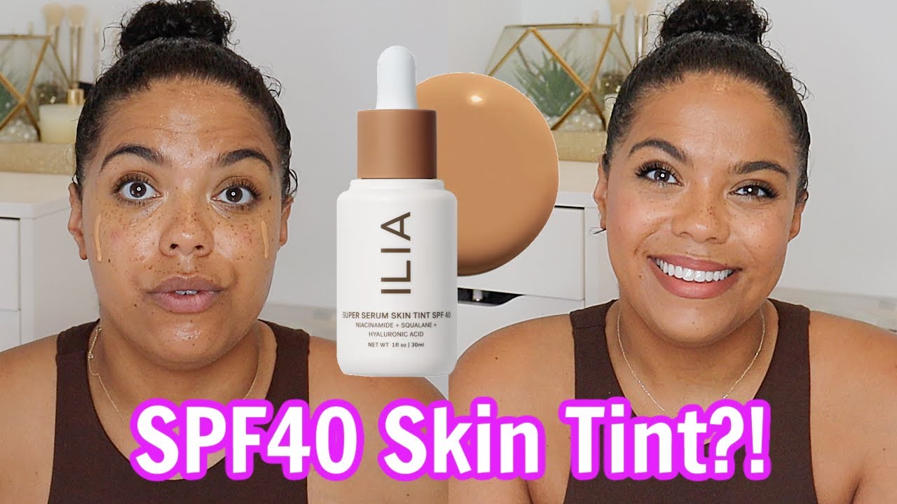 Обзор тонального крема ilia Super Serum Skin Tint Foundation + тест на стойкость!