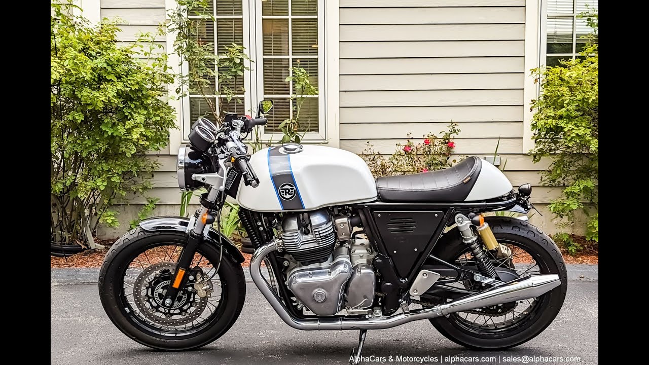 Royal Enfield Continental GT 650 Ice Queen 2020 года с коротким хвостом