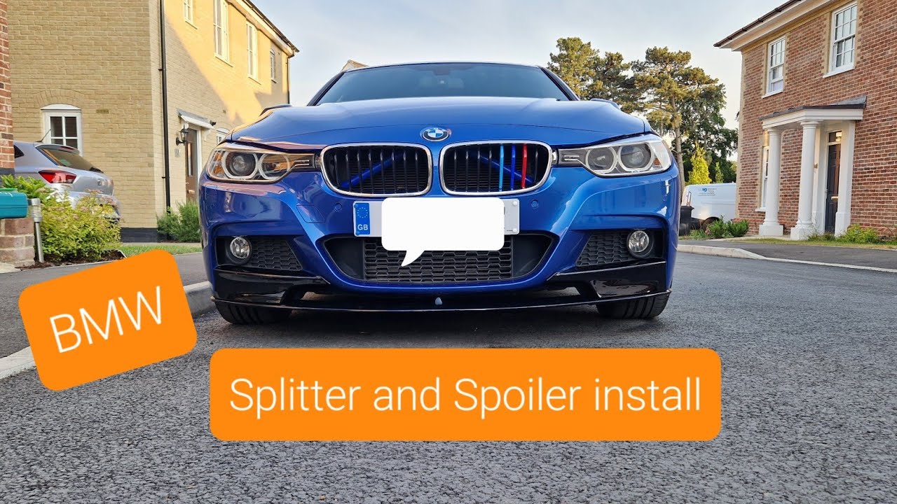BMW 3 series | Splitter install | Spoiler install | F30