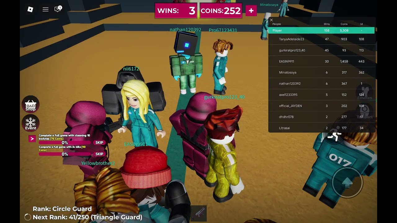 I became a guard in this game! [squid game]