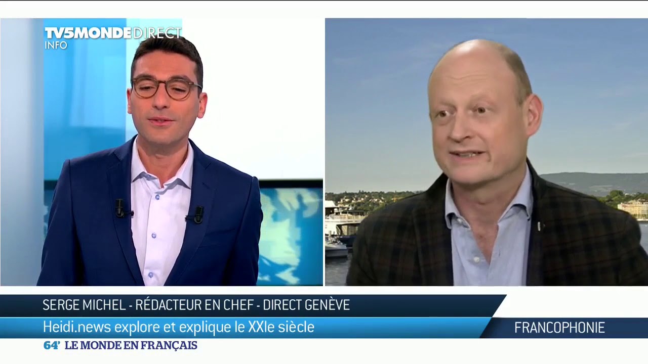 Serge Michel : Heidi.news explore et explique le XXIe si&egrave;cle