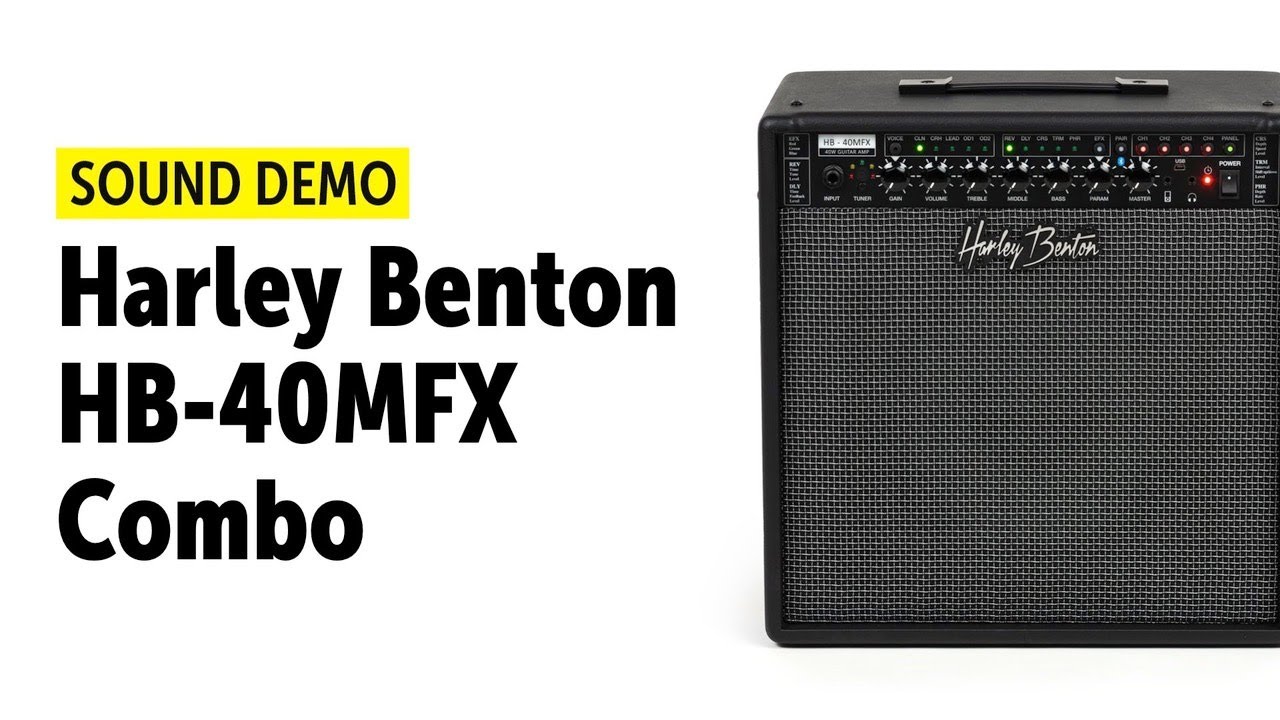 Harley Benton HB-40MFX - Sound Demo (no talking)