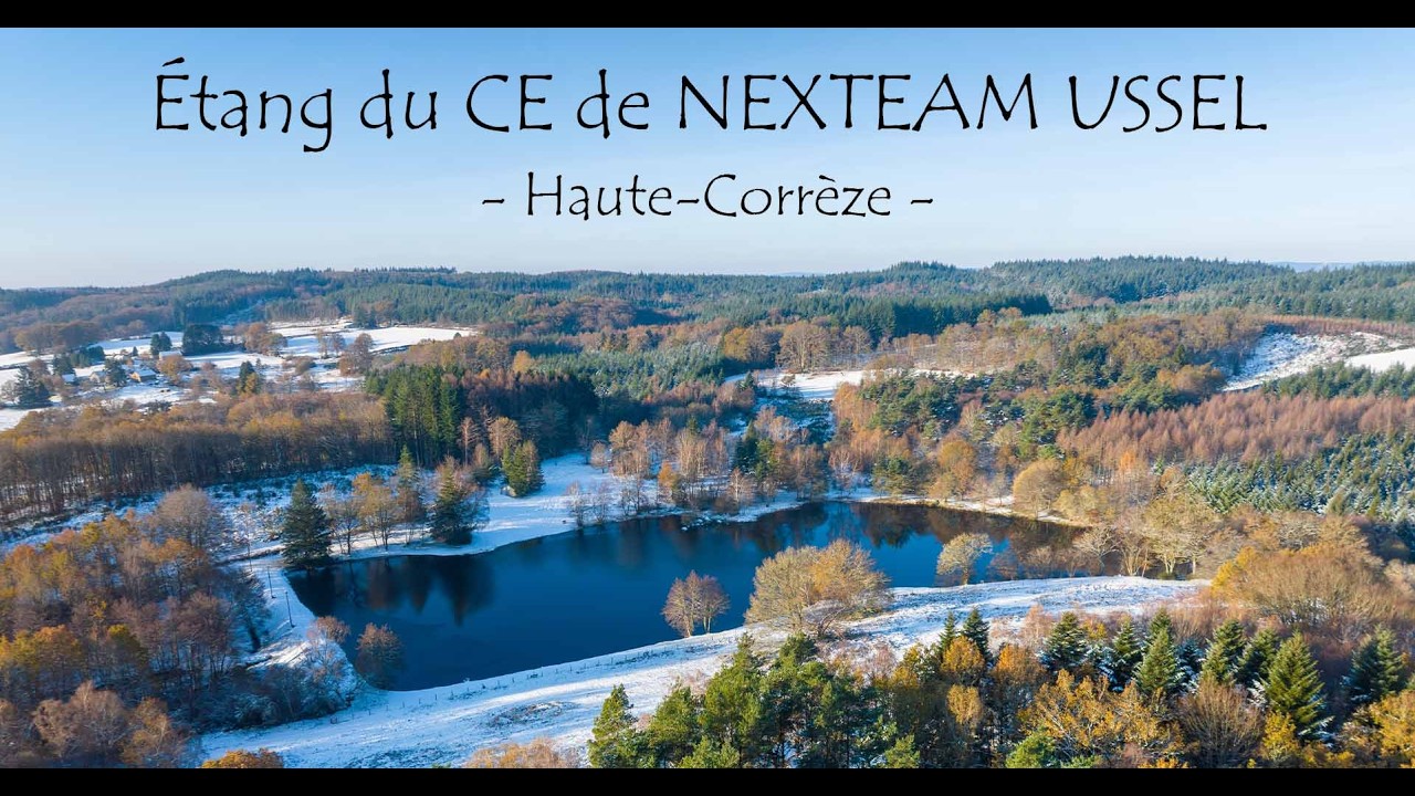 FCP [Drone 4K] - Étang du CE de UCELIA (Ussel)