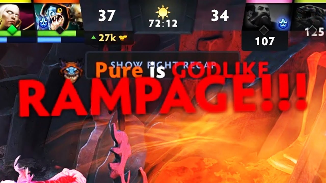 Rekonix Falls Down to Tundra After PURE's Slark Has Been Eating Their Stats For 72MINS!
