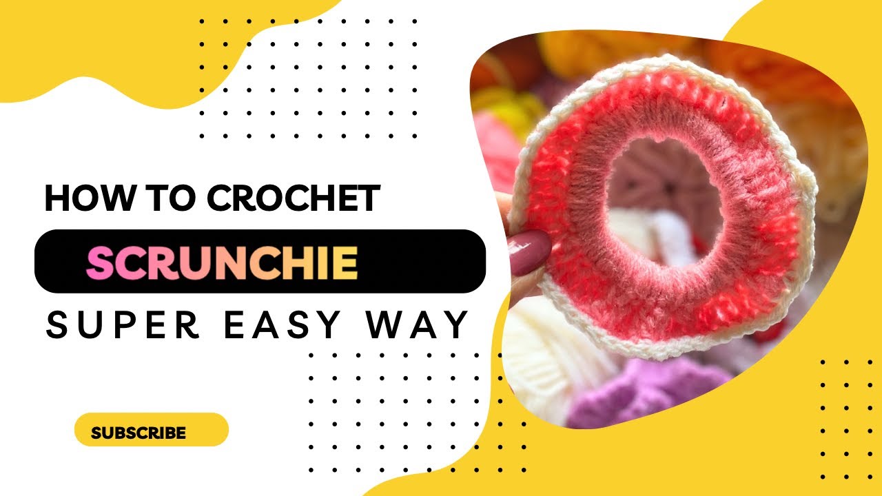 Super Easy | Crochet Scrunchie Tutorial 