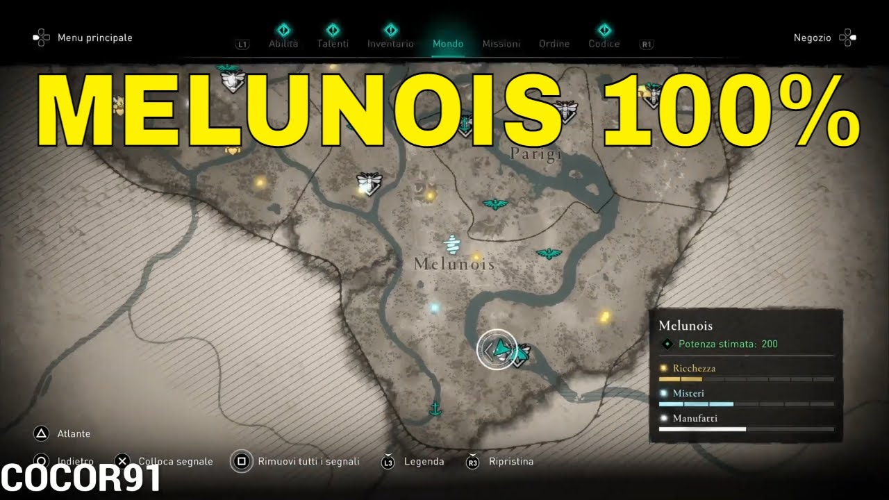 Melunois tutti i collezionabili Assassin'S Creed Valhalla L'assedio di Parigi
