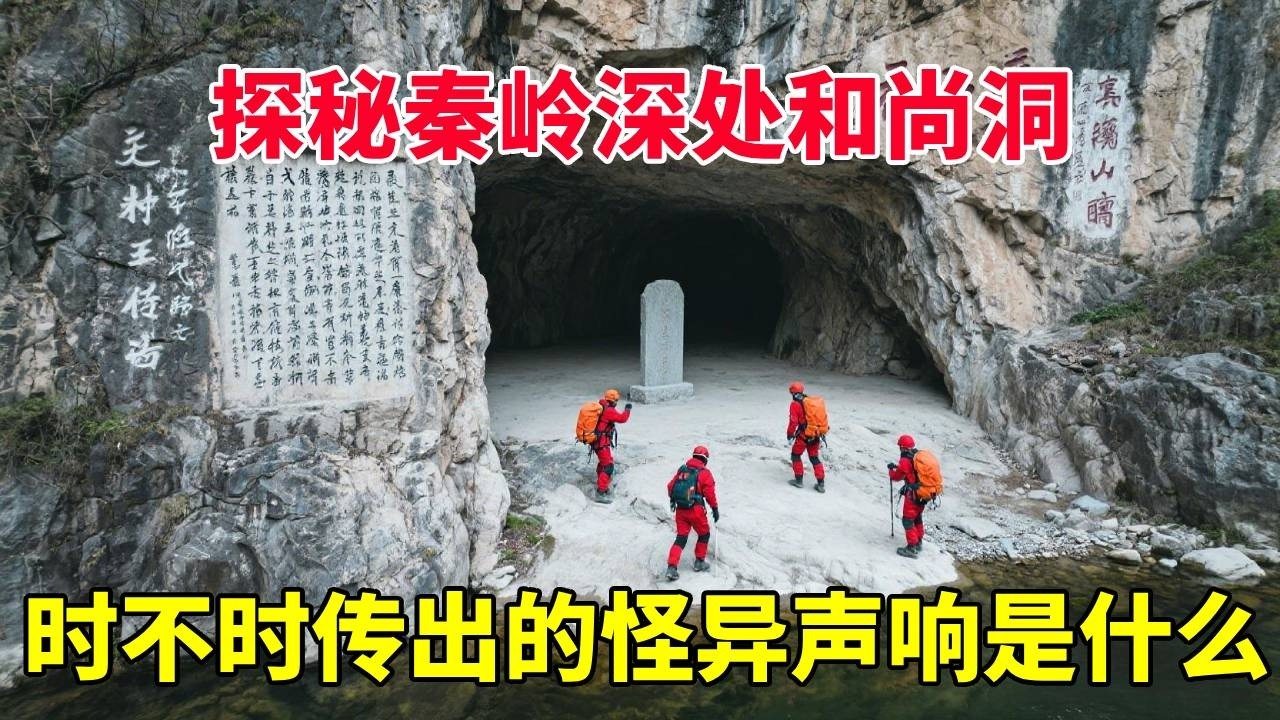 探秘秦嶺深處：山陽縣黑龍古村百米崖壁上的和尚洞，詭異怪聲究竟是真是假？【馬幫主探險中國】