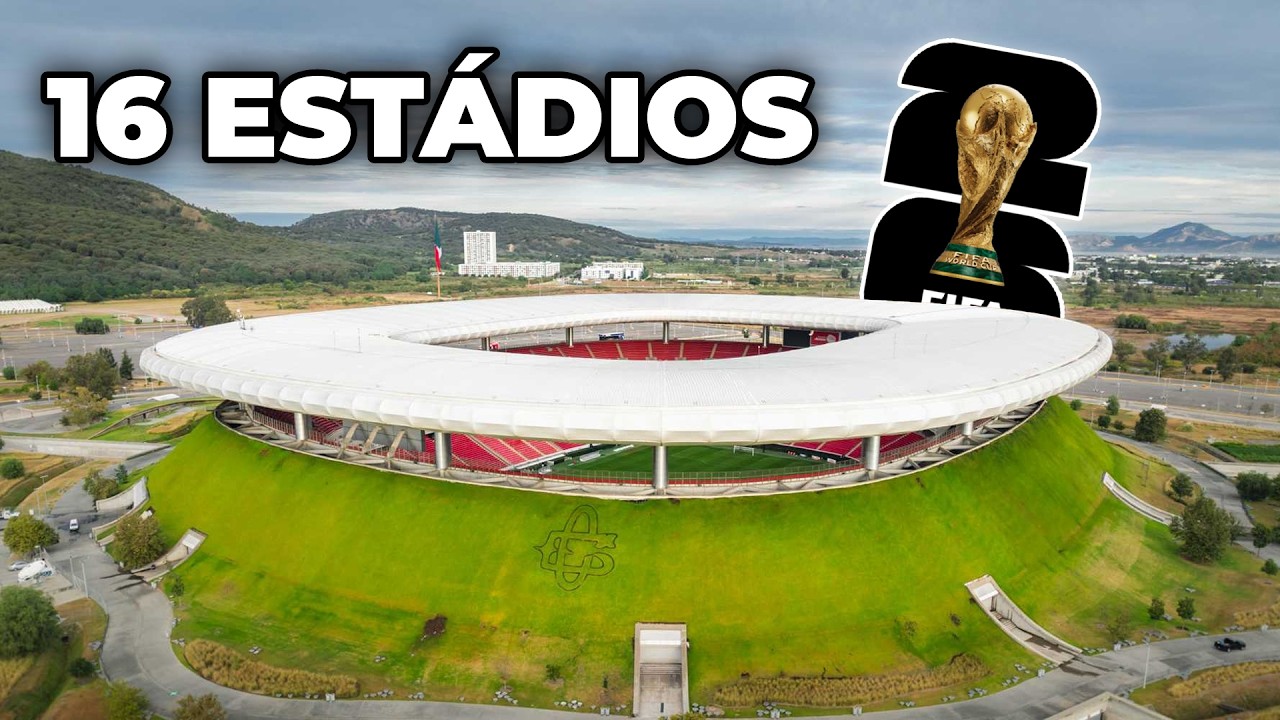 Os estádios da Copa do Mundo de 2026!!