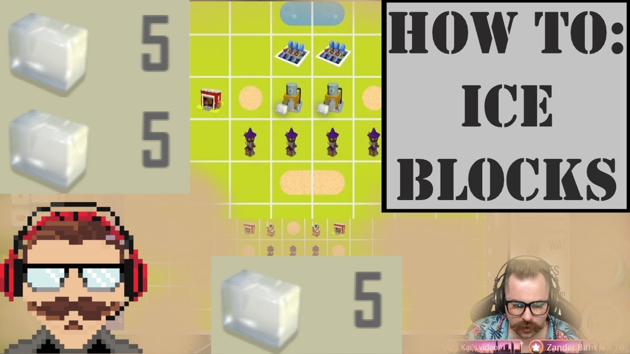 ICE BLOCKS - TOWN STAR - HOW TO MAKE - WATER FACILITIES AND WIZARDS - SEAFOOD WAREHOUSE