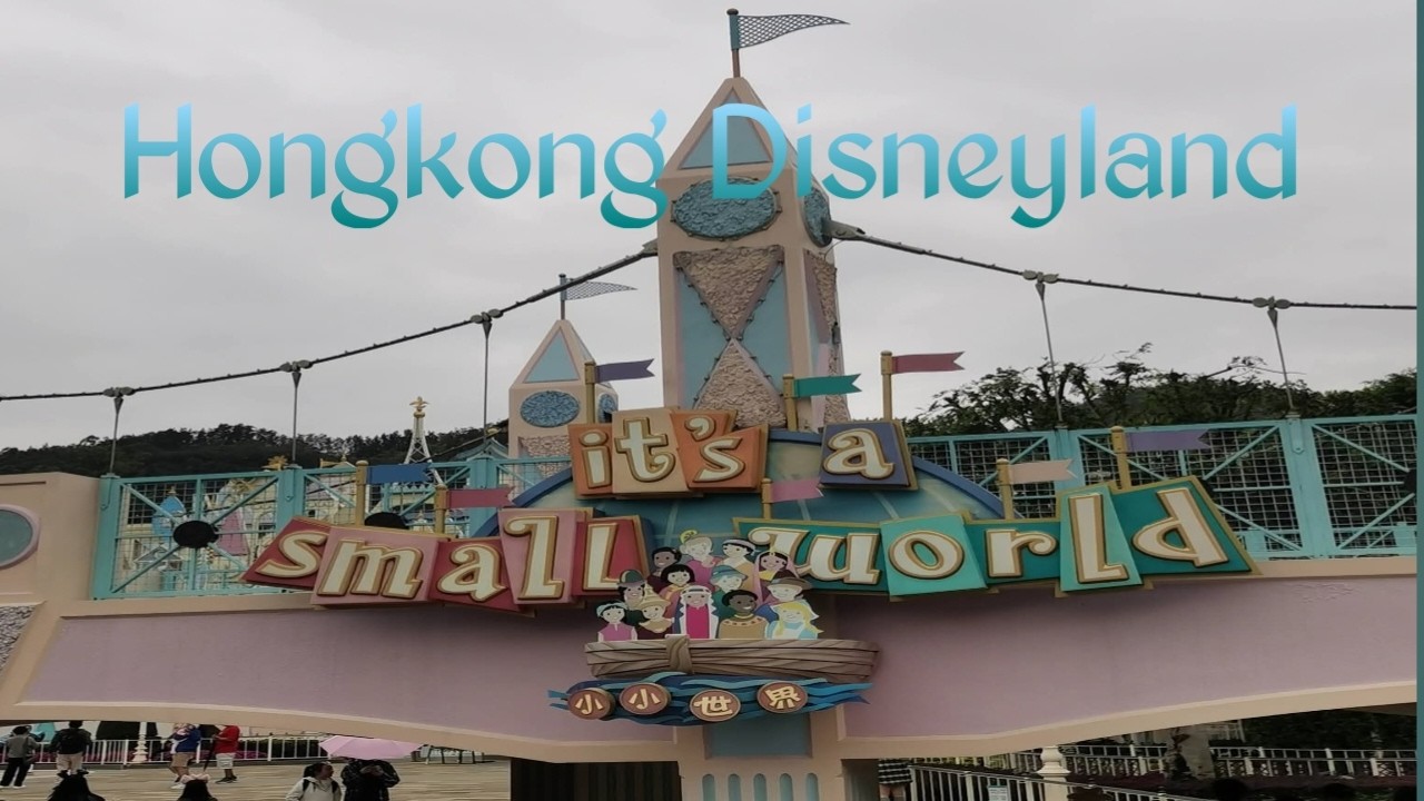 It's a small world adventure at Hongkong Disneyland. 