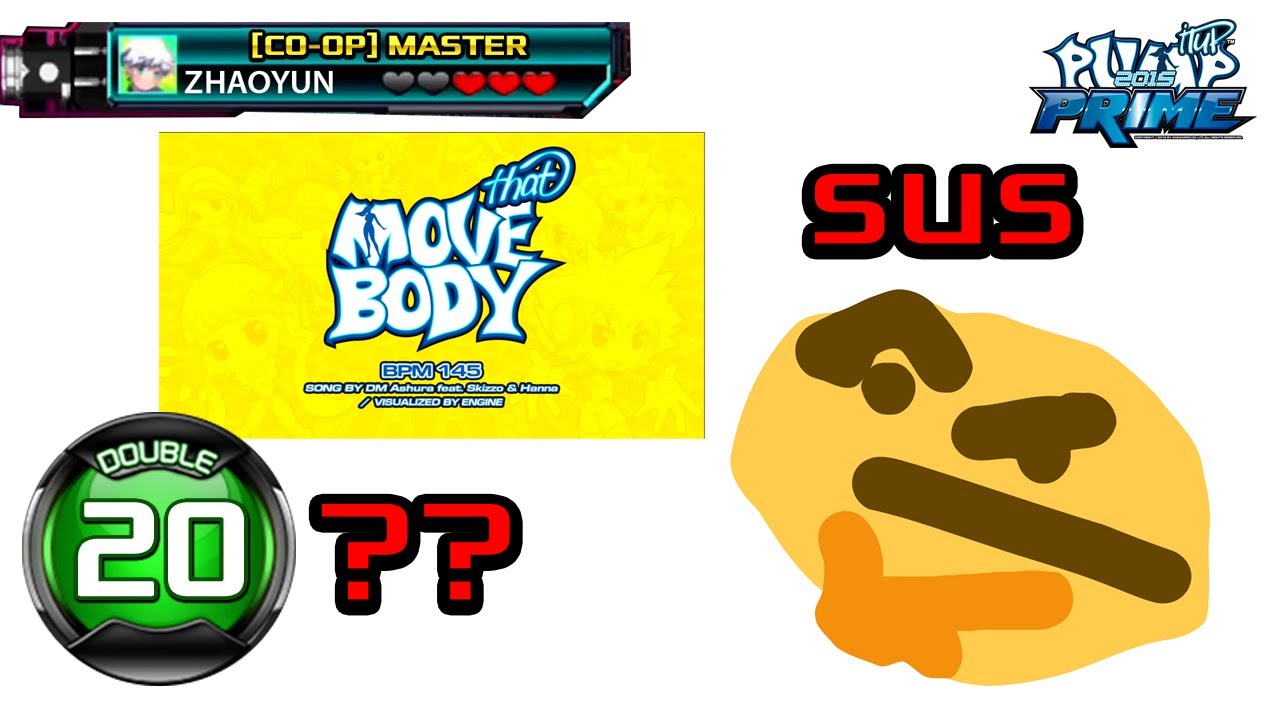 I play this underrated chart: Move That Body FULL SONG D20 | PUMP IT UP PRIME ✔
