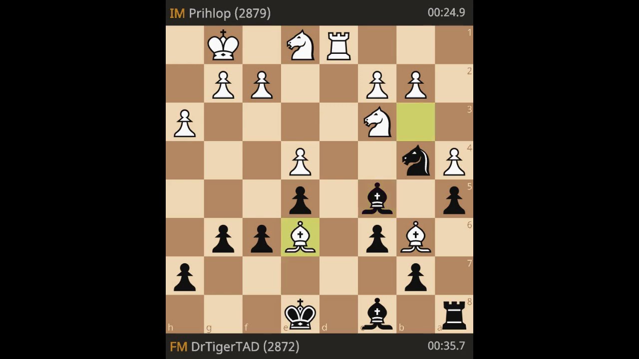 IM Vladislav Akselrod (RUS) 0:1 FM Tihomir Dovramadjiev (BUL)