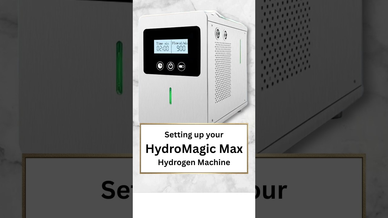HydroMagic Max Molecular Hydrogen Inhalation Machine Set Up | Hydrogen Therapy | Molecular Hydrogen
