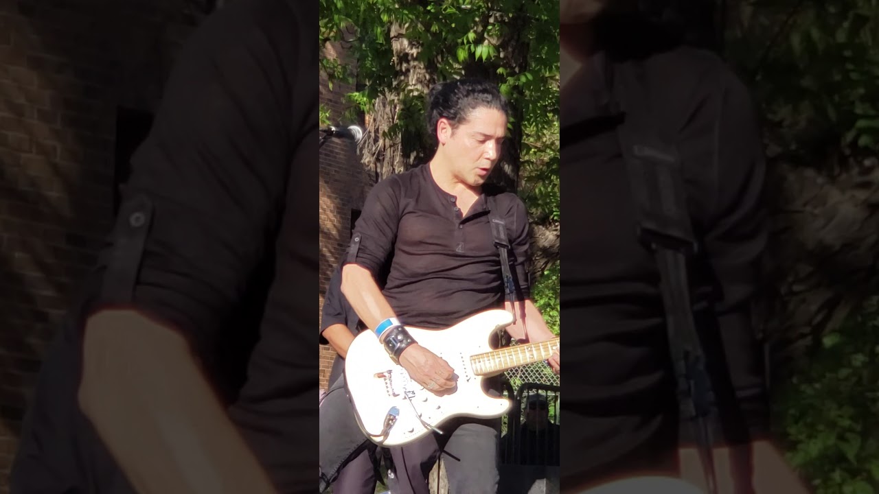 Chris Perez at the oyster bake festival