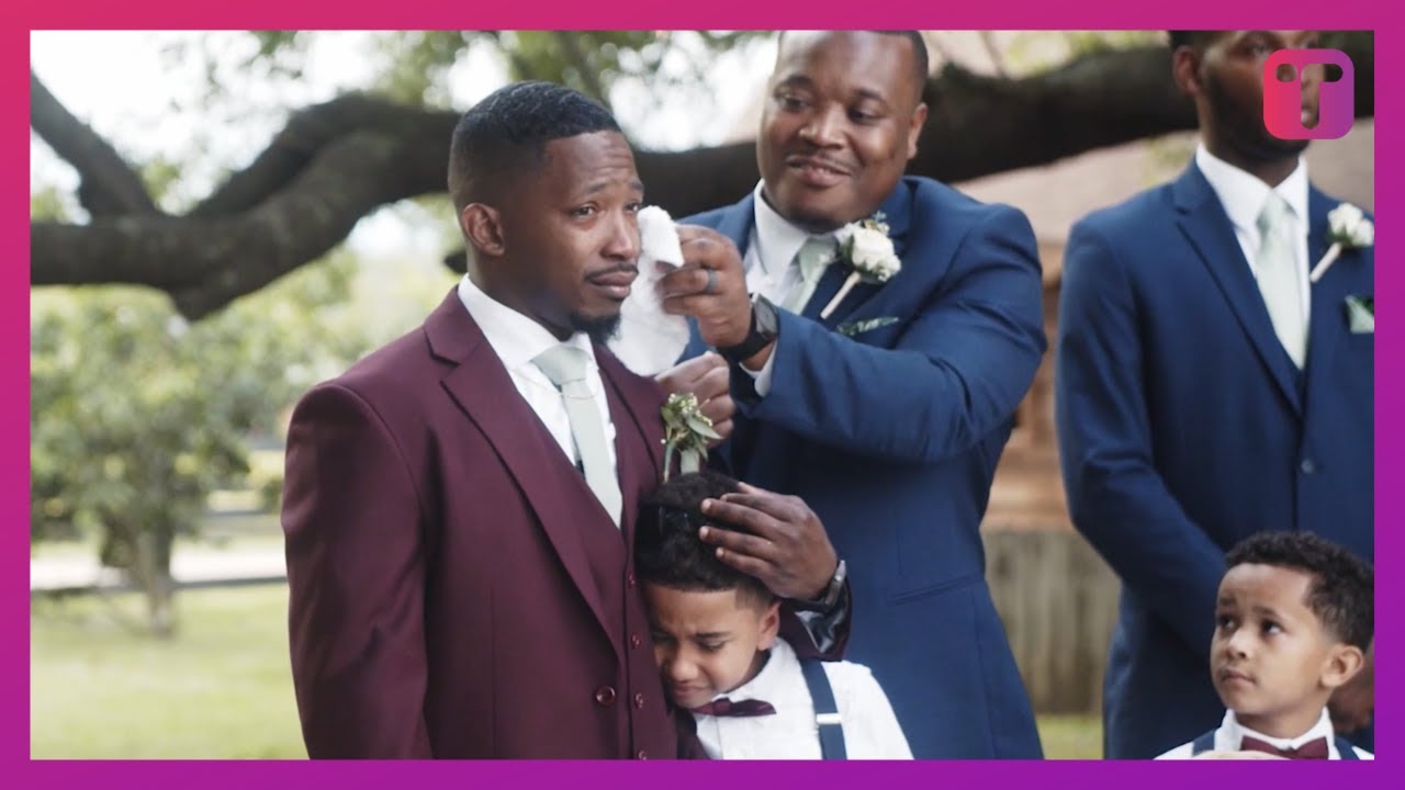 Groom Crying Uncontrollably At The Altar Goes Viral