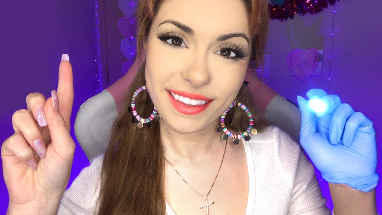 ASMR Greek Eye Exam for Light Sensitivity /Nerve Damage, Orbital Eye Exam ASMR, Cranial Realistic RP