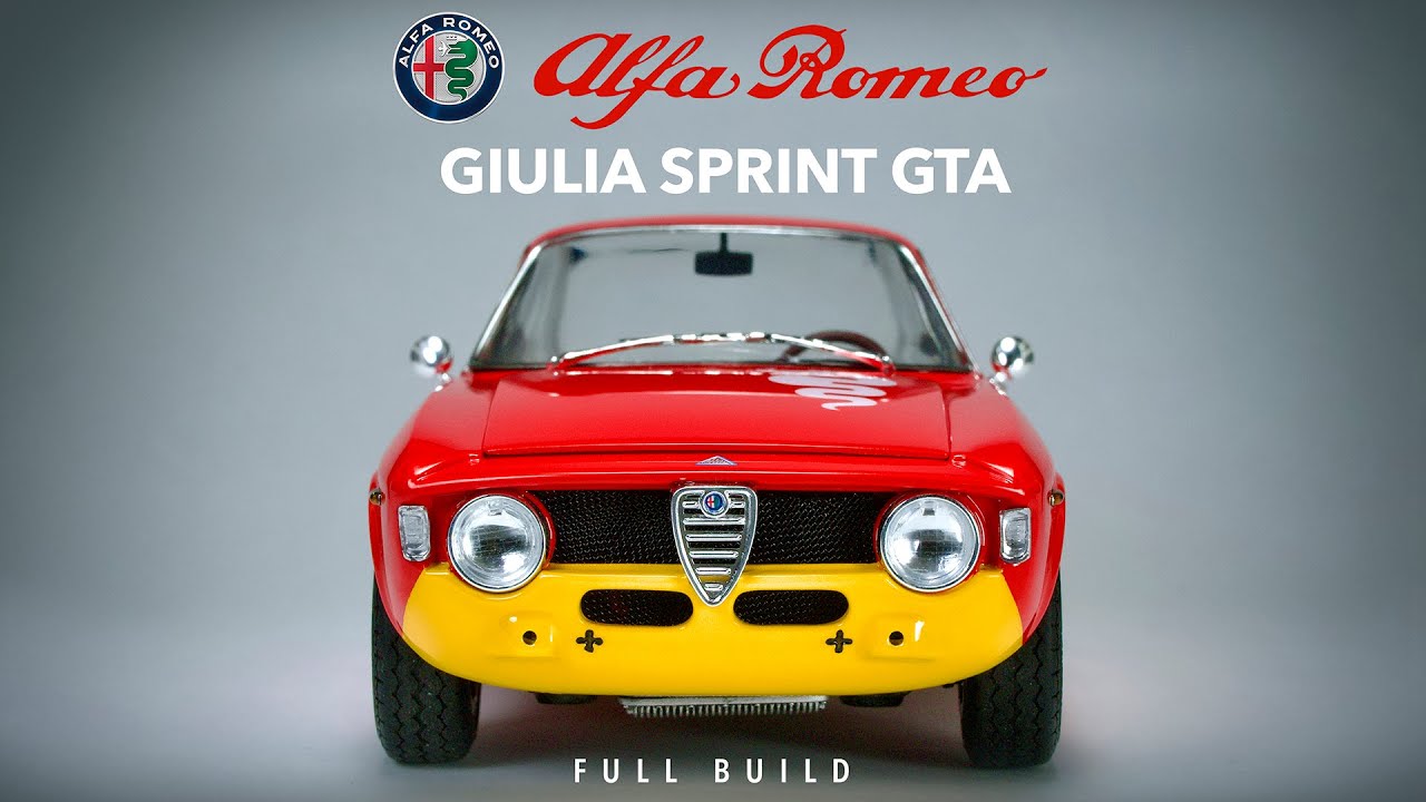Alfa Romeo Giulia Sprint GTA - Tamiya - 1/24 - Scale Model Build - Full Build