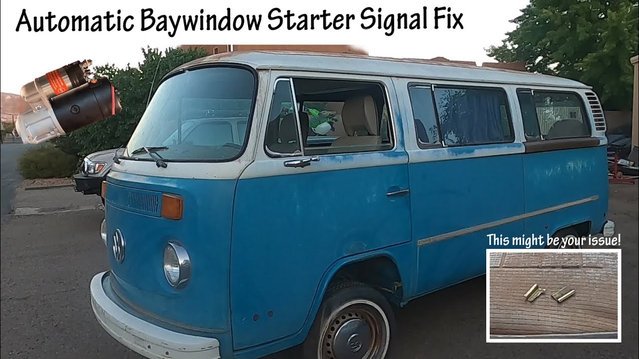 Automatic VW Bus Starter Signal Fix (Plus more wiring)