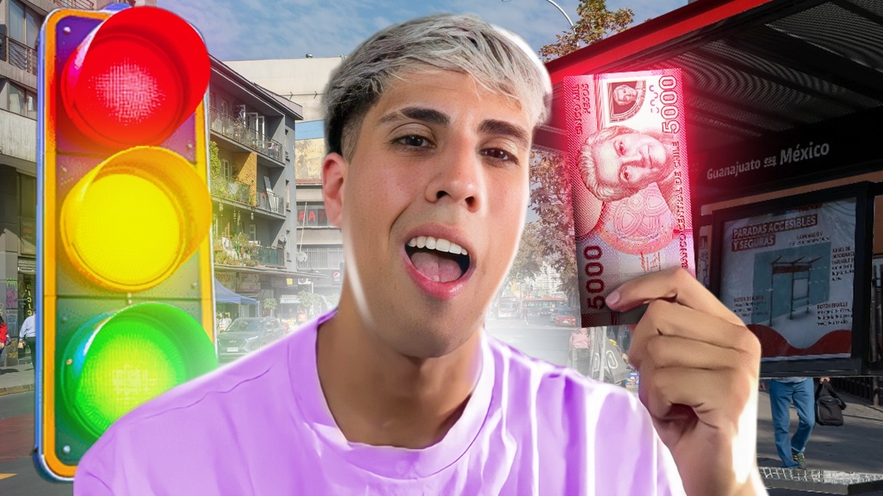 Sobreviví un DÍA en la CALLE con $5.000 PESOS 😱🇨🇱