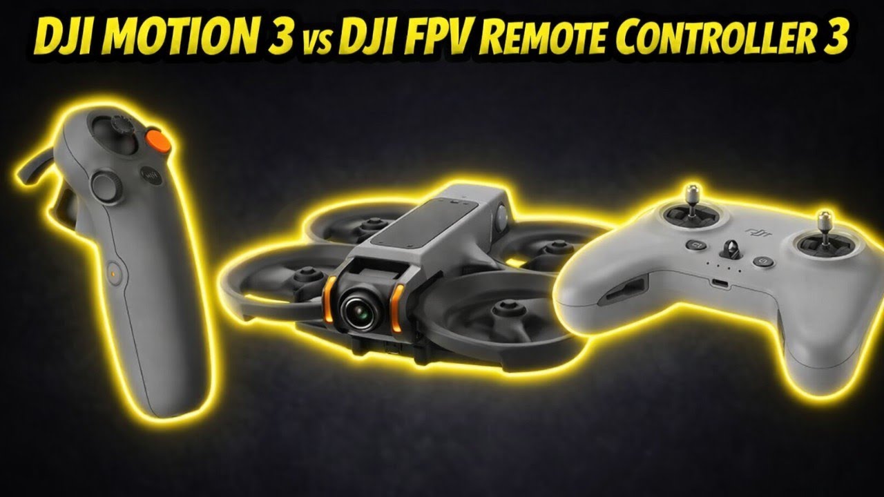DJI Avata 2 Controllers Compared — Motion 3 vs FPV Remote Controller 3 | Which Is Better?