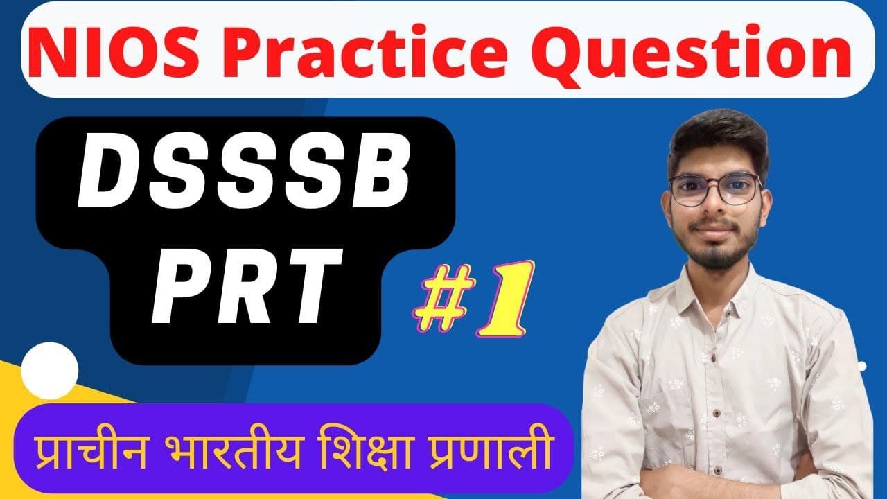 01 NIOS Based Question Series || Elementary Education Ancient India | Himanshi Singh 4000 MCQs book