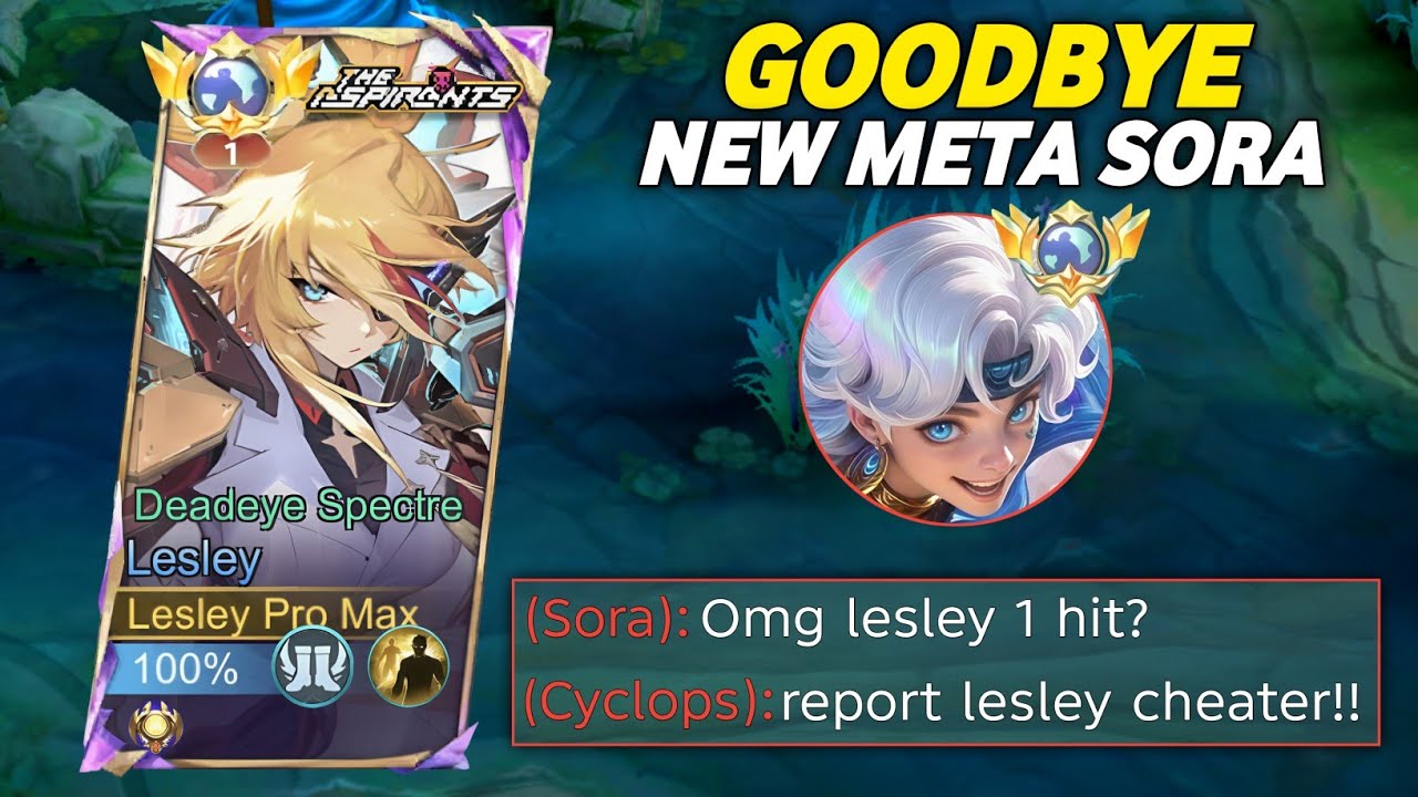GOODBYE META SORA!! LESLEY NEW META DESTROYER BUILD WILL MAKE HER META AGAIN!!🔥🔥 (MUST TRY THIS)