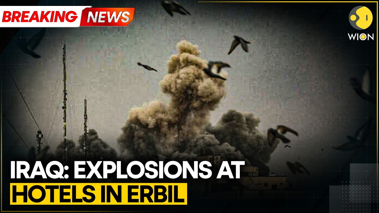 Iran Strikes Back: Smoke Seen from Hotel in Iraqi Kurdistan Shortly After US Warning | WION