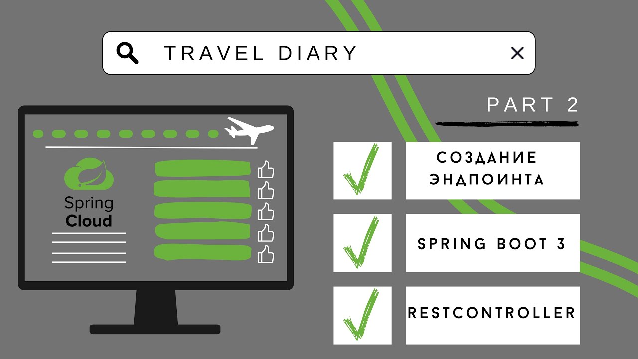 Travel-diary #2 | Создание первого эндпоинта | Spring Boot 3 | RestController