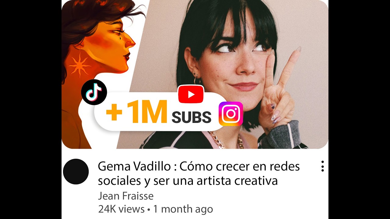 Gema Vadillo : Cómo crecer en redes sociales y ser una artista creativa